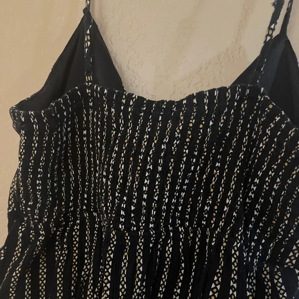 Mi Ami, Dressy Crop Top, Size L, Black & Gold - Picture 5 of 5